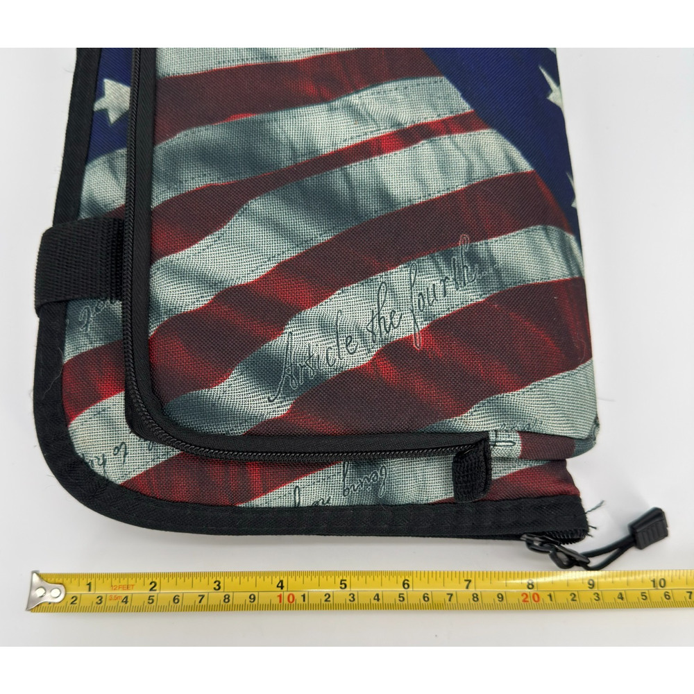 Allen Soft Pistol Case USA Flag Patriotic Handgun Range Bag Zipper Padded - Picture 11 of 11